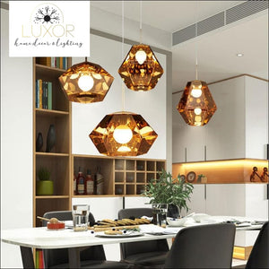 pendant lighting Solstice Golden Pendant - Luxor Home Decor & Lighting