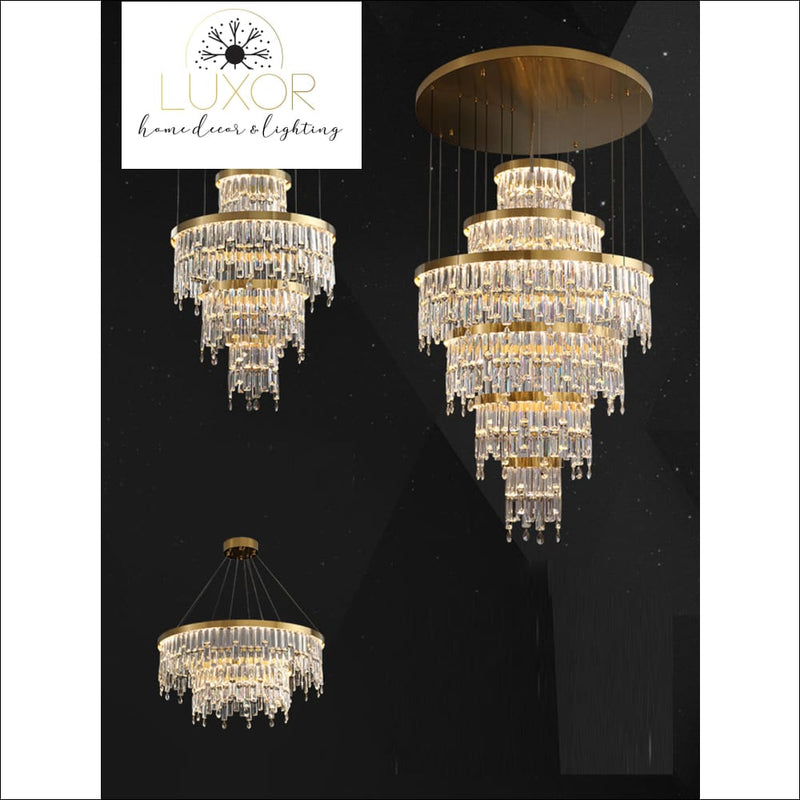 Sophie Crystal Chandelierht Fixtures - chandeliers