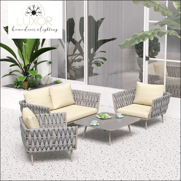 Soraya 4 Pieces Outdoor Patio Set - Outdoor Seating