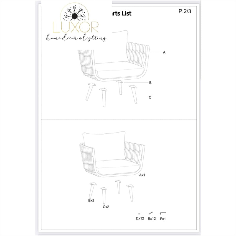 Soraya 4 Pieces Outdoor Patio Set - Outdoor Seating