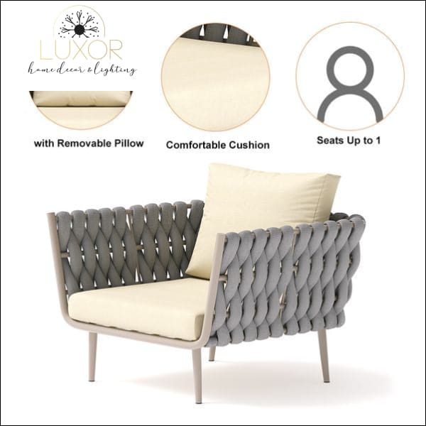 Soraya 4 Pieces Outdoor Patio Set - Outdoor Seating