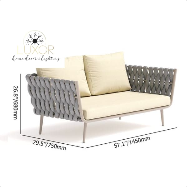 Soraya 4 Pieces Outdoor Patio Set - Outdoor Seating