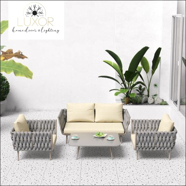 Soraya 4 Pieces Outdoor Patio Set - Outdoor Seating