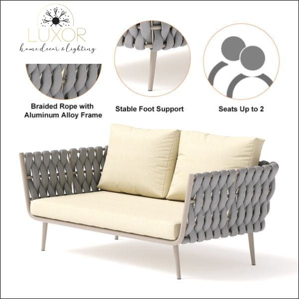 Soraya 4 Pieces Outdoor Patio Set - Outdoor Seating