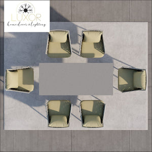 Soraya 7 Piece Dining Set - Outdoor Seating