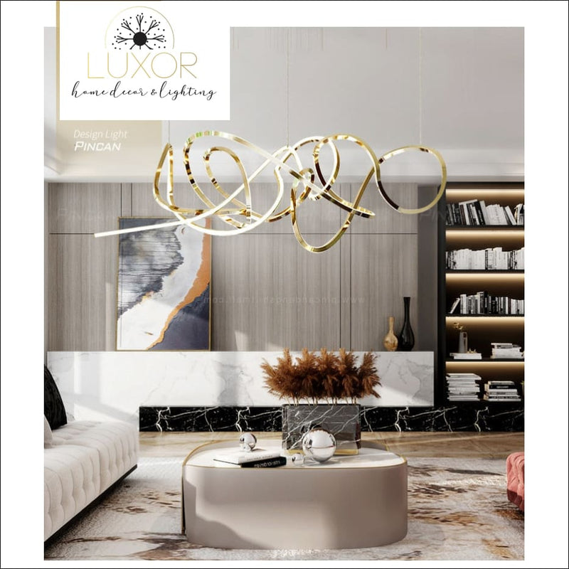 Spazioli Modern Suspense Chandelier - chandelier