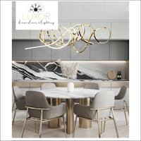 Spazioli Modern Suspense Chandelier - chandelier