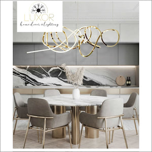 Spazioli Modern Suspense Chandelier - chandelier