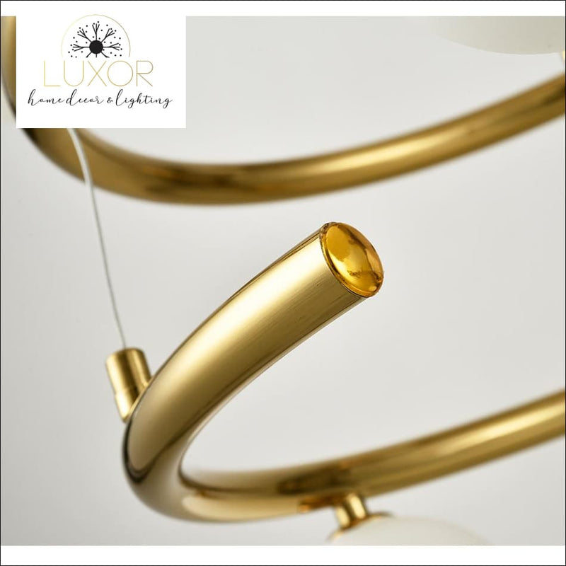 chandelier Sphere Orbit Chandelier - Luxor Home Decor & Lighting