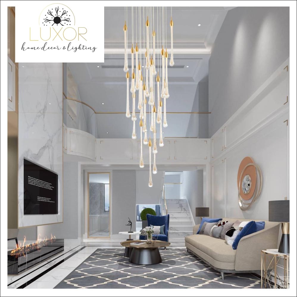 chandeliers Spiral Crystal Luxury Chandelier - Luxor Home Decor & Lighting