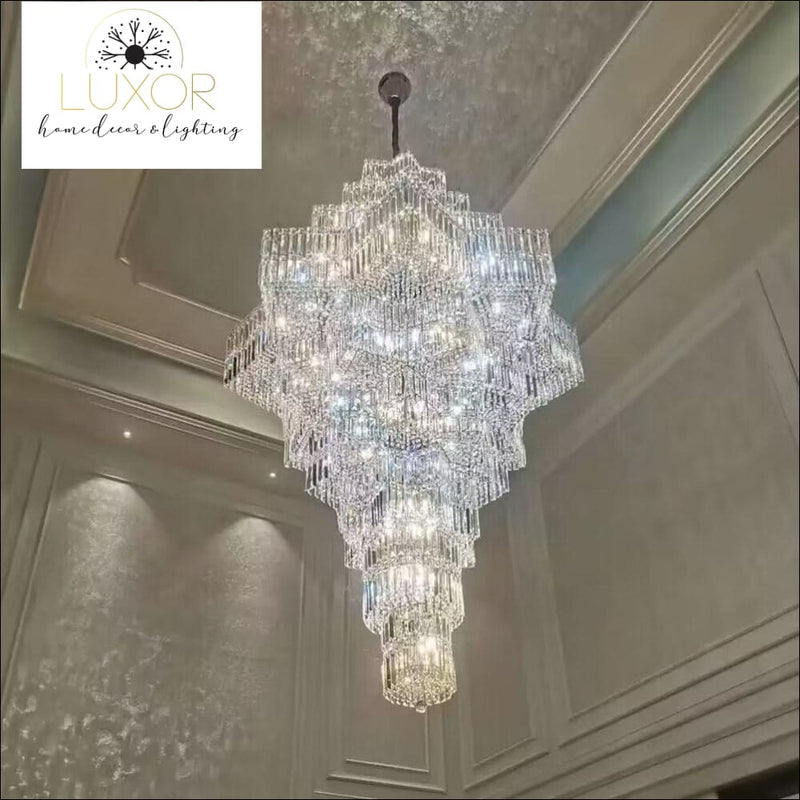 Squadrini Crystal Chandelier - chandelier
