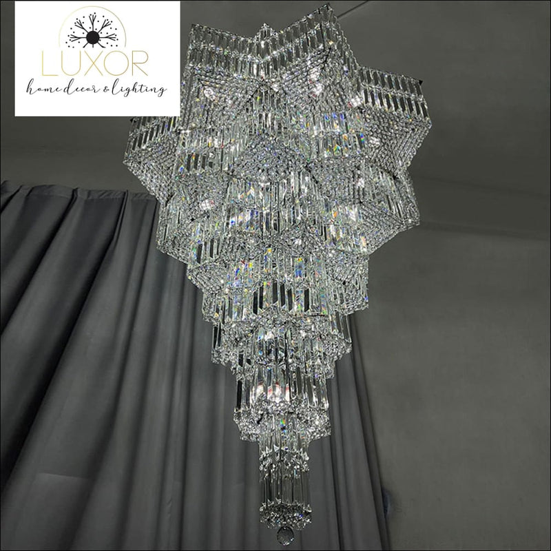 Squadrini Crystal Chandelier - chandelier