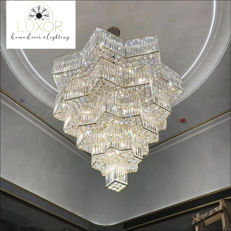 Squadrini Crystal Chandelier - chandelier