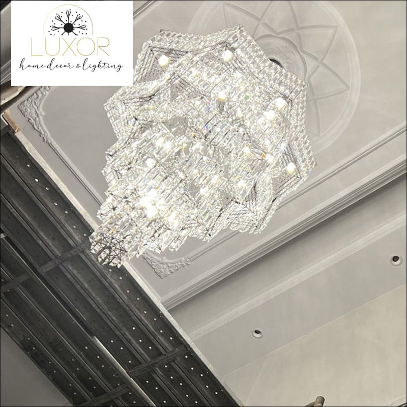 Squadrini Crystal Chandelier - chandelier