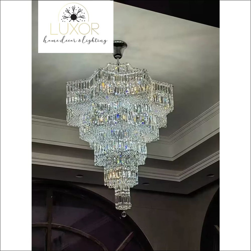 Squadrini Crystal Chandelier - chandelier