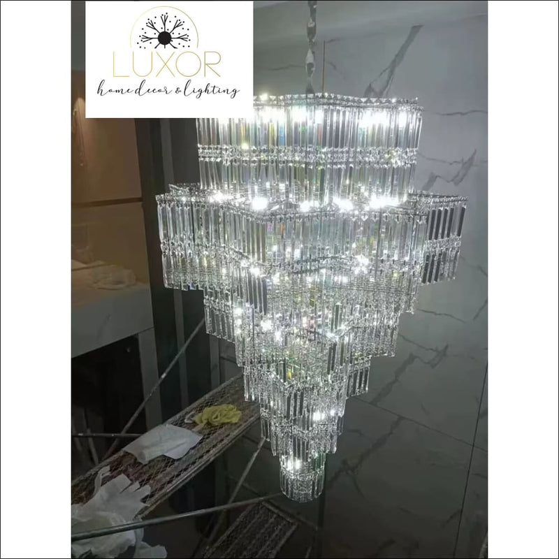 Squadrini Crystal Chandelier - chandelier