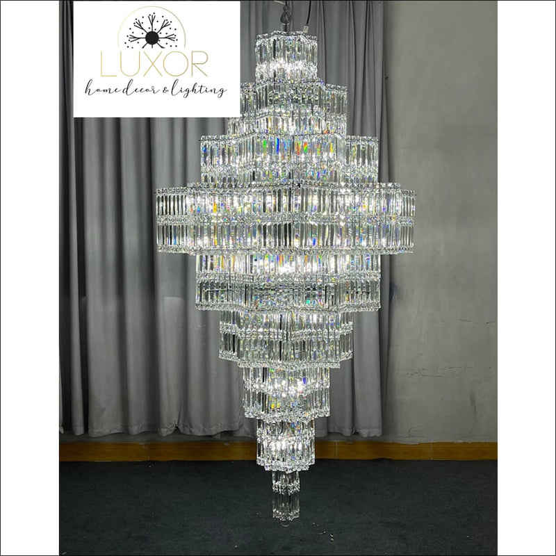 Squadrini Crystal Chandelier - chandelier