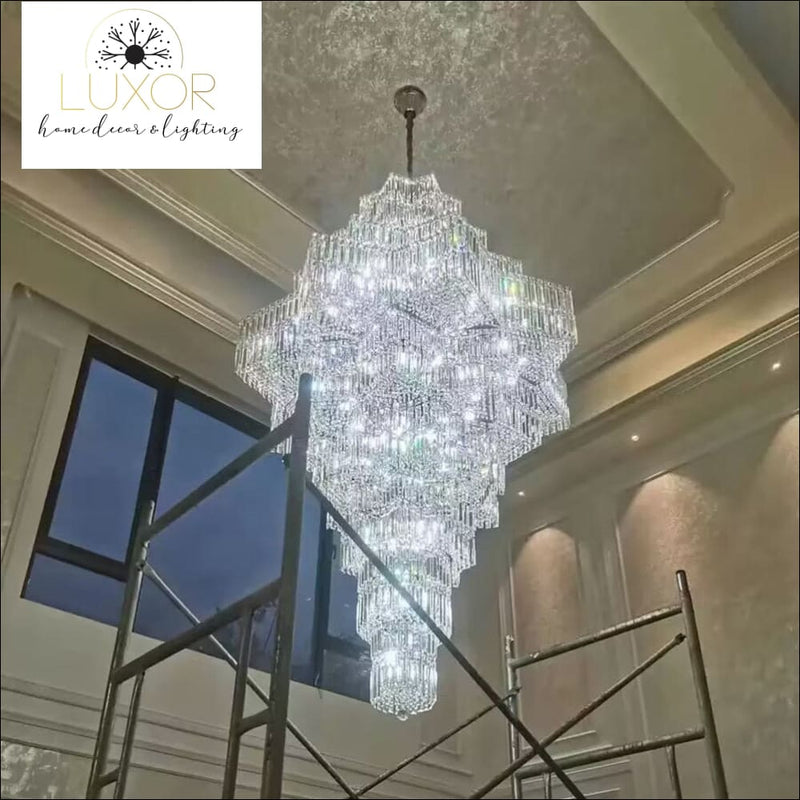 Squadrini Crystal Chandelier - chandelier