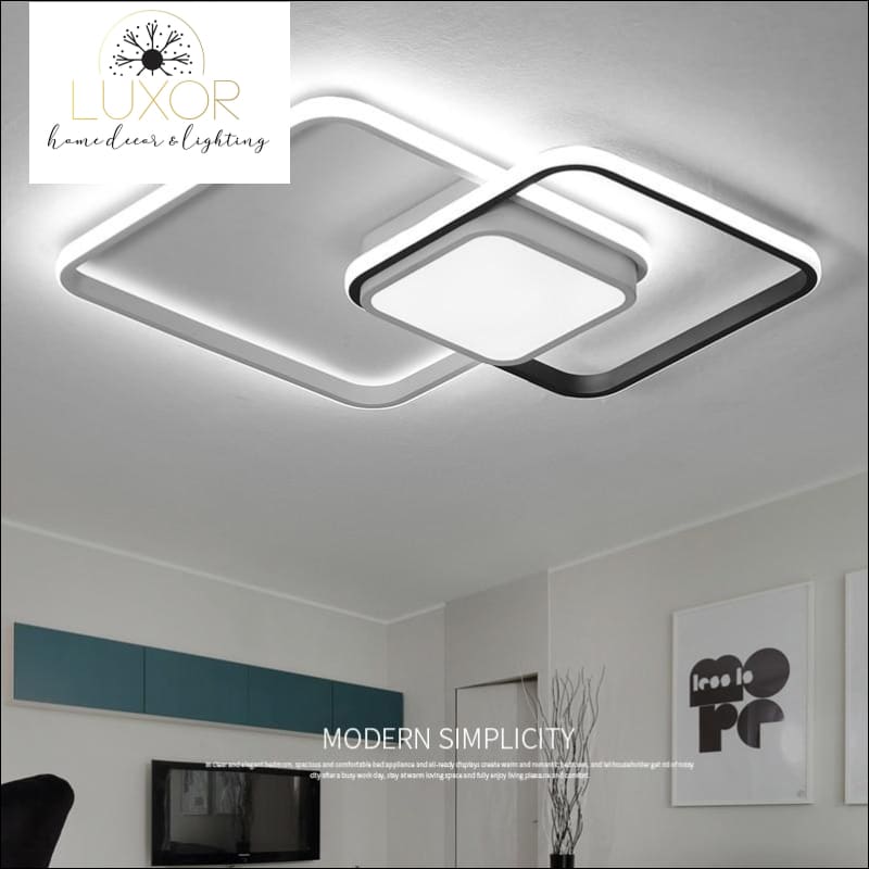 ceiling lights Square Modern Ceiling Light - Luxor Home Decor & Lighting