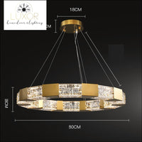 chandeliers Standford Crystal Chandelier - Luxor Home Decor & Lighting