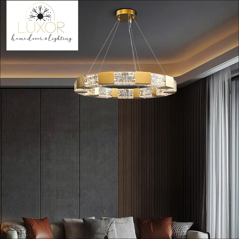 chandeliers Standford Crystal Chandelier - Luxor Home Decor & Lighting