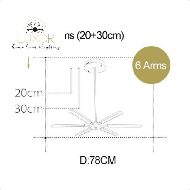 ceiling lights Stardaze Modern Ceiling Light - Luxor Home Decor & Lighting