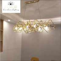 chandeliers Starlise Gold Modern Chandelier - Luxor Home Decor & Lighting