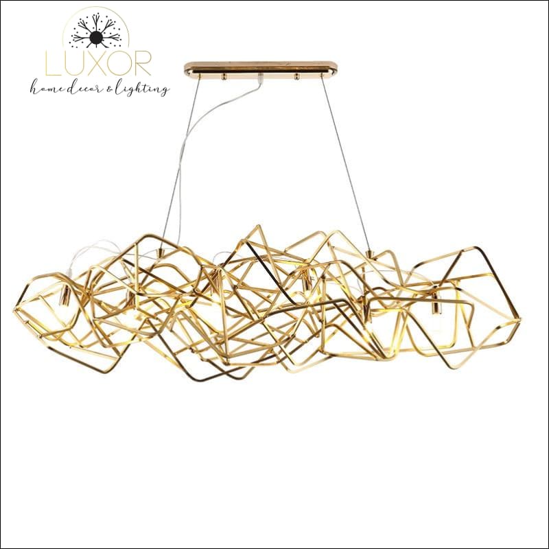 chandeliers Starlise Gold Modern Chandelier - Luxor Home Decor & Lighting