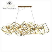 chandeliers Starlise Gold Modern Chandelier - Luxor Home Decor & Lighting