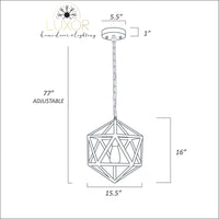 Pendant lighting Stephania Industrial Pendant Lamp - Luxor Home Decor & Lighting