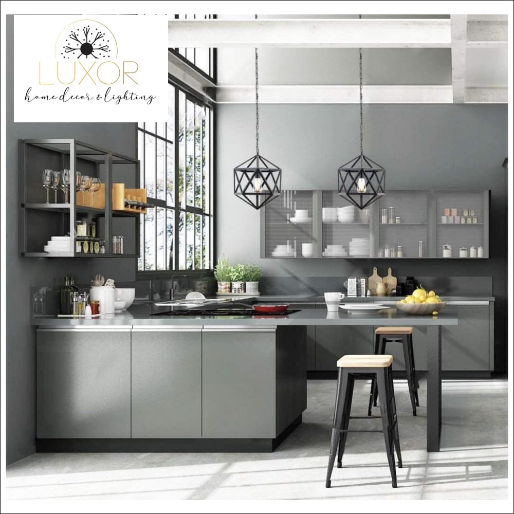 Pendant lighting Stephania Industrial Pendant Lamp - Luxor Home Decor & Lighting