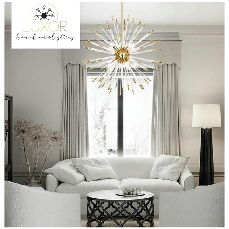 Stroby Spike Chandelier - chandeliers