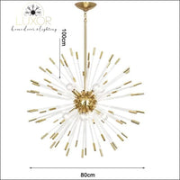 Stroby Spike Chandelier - Dia80cm / Warm light 3000K - chandeliers