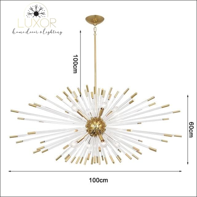 Stroby Spike Chandelier - L100XW60cm / Warm light 3000K - chandeliers