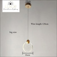 Pendant lighting Sunburst Glass Pendant - Luxor Home Decor & Lighting