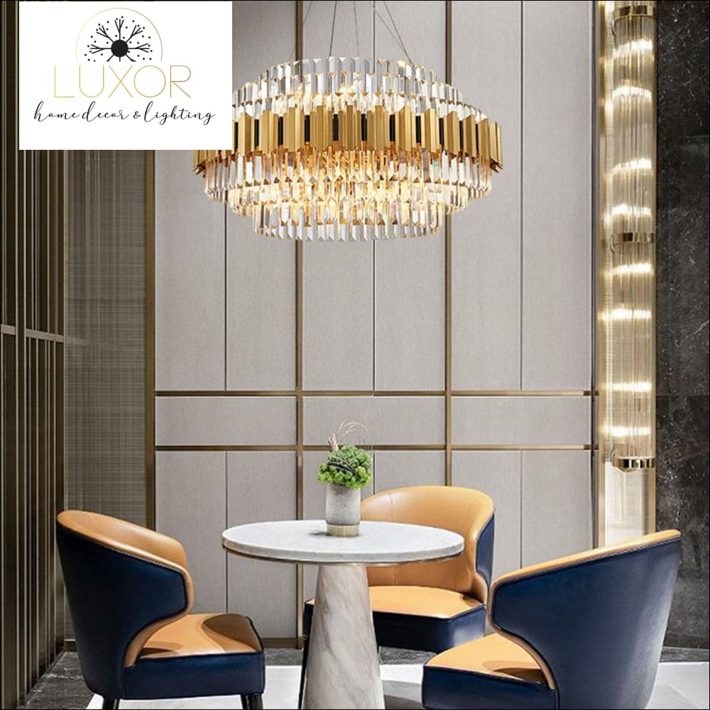 chandeliers Tasmira Crystal Chandelier - Luxor Home Decor & Lighting