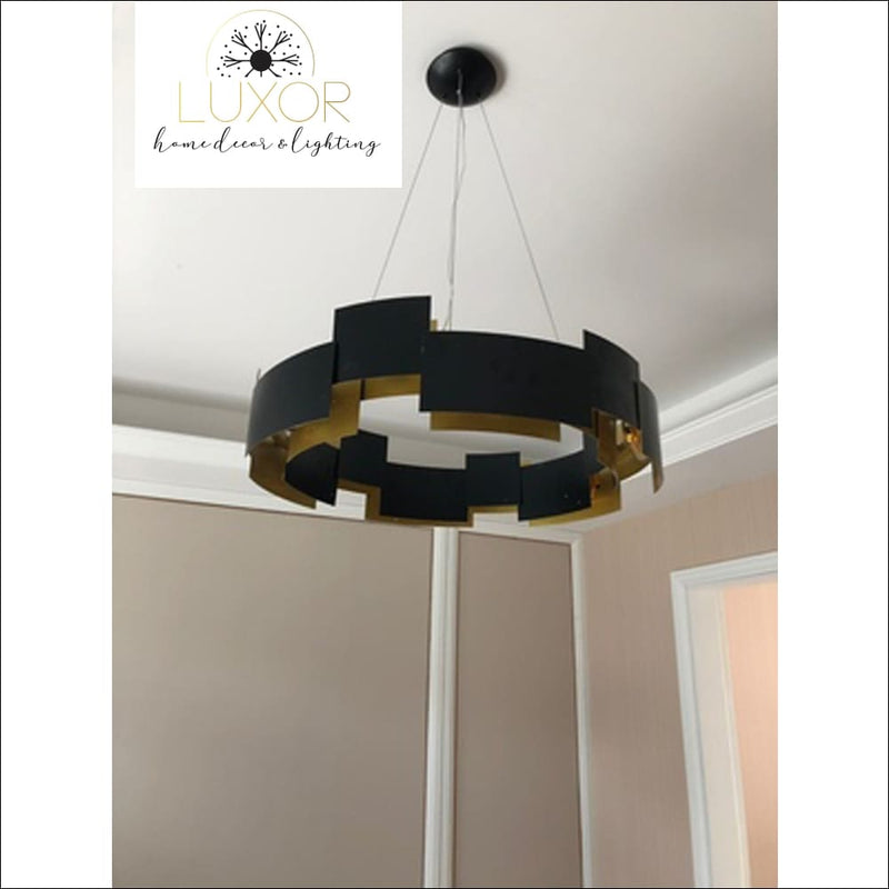 chandeliers Tavese Single LED Drum Chandelier - Luxor Home Decor & Lighting