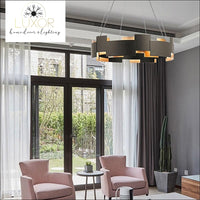 chandeliers Tavese Single LED Drum Chandelier - Luxor Home Decor & Lighting