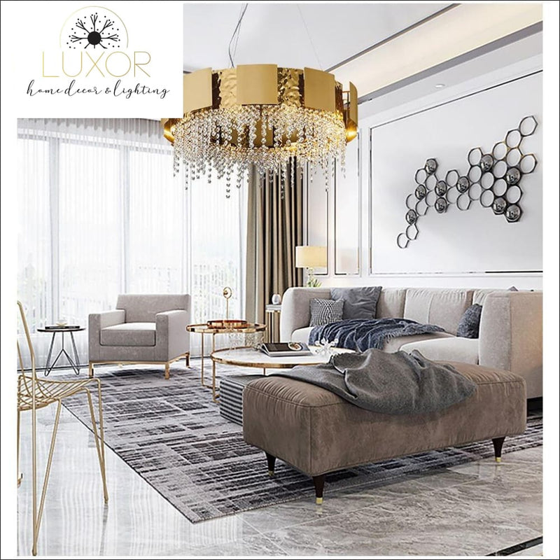 chandeliers Tear Drop Luxury Crystal Chandelier - Luxor Home Decor & Lighting