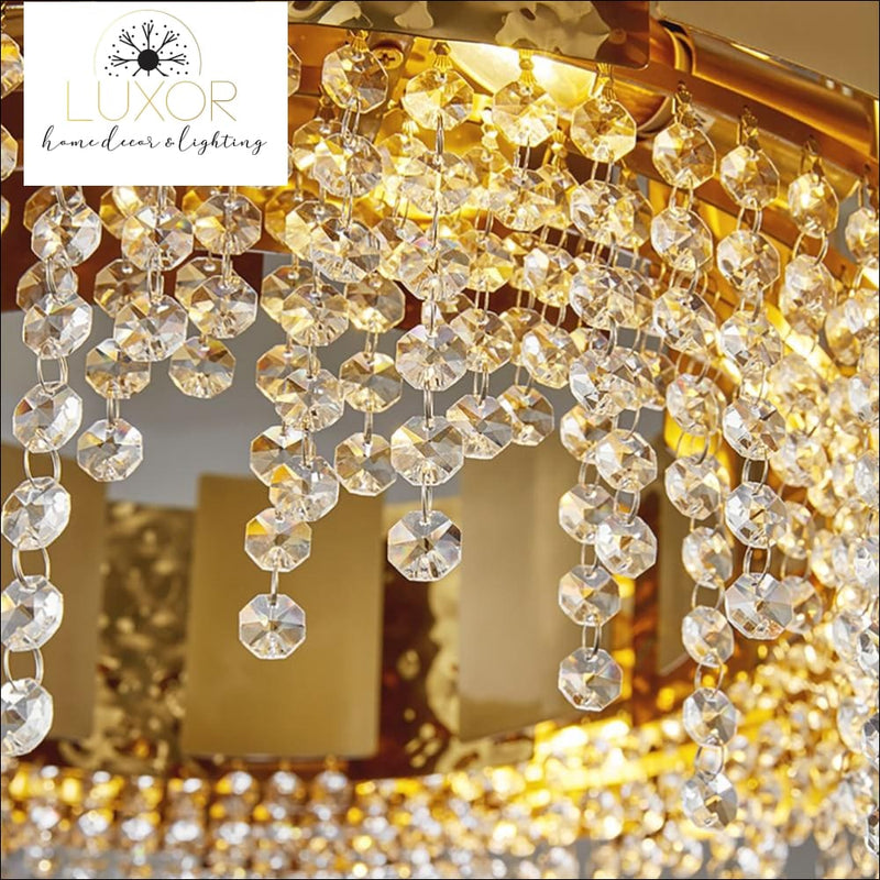 chandeliers Tear Drop Luxury Crystal Chandelier - Luxor Home Decor & Lighting