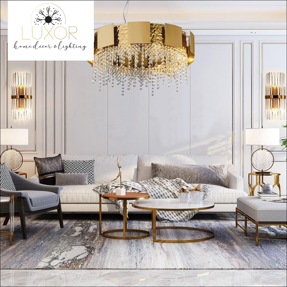 chandeliers Tear Drop Luxury Crystal Chandelier - Luxor Home Decor & Lighting