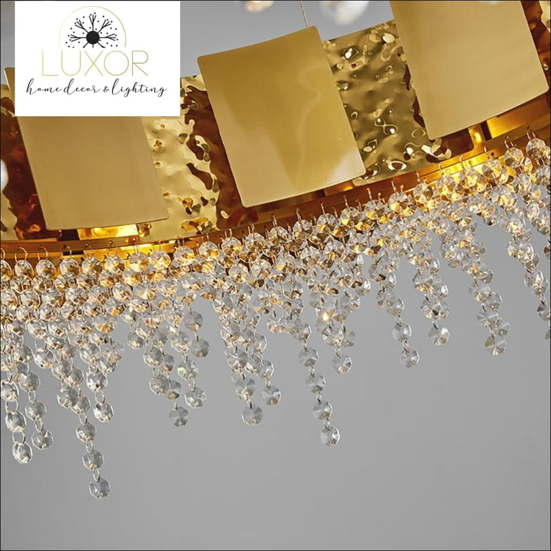 chandeliers Tear Drop Luxury Crystal Chandelier - Luxor Home Decor & Lighting