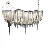 chandeliers Teza Royal Luxury Linear Suspension Chandelier. - Luxor Home Decor & Lighting