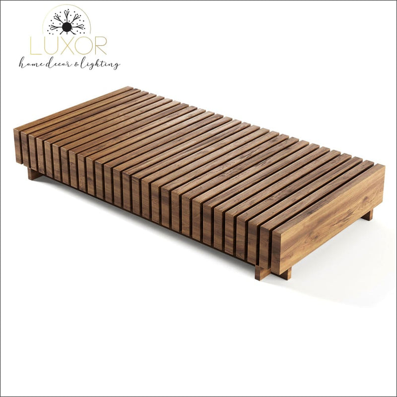 The Falls Luxury 9 Piece Teak Modular Patio Set - Outdoor Seating