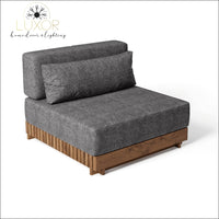 The Falls Luxury 9 Piece Teak Modular Patio Set - Outdoor Seating