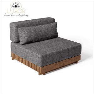 The Falls Luxury 9 Piece Teak Modular Patio Set - Outdoor Seating