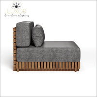 The Falls Luxury 9 Piece Teak Modular Patio Set - Outdoor Seating