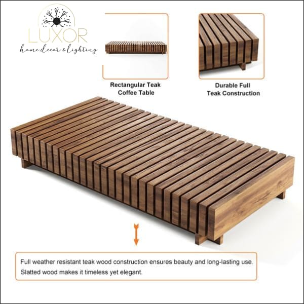 The Falls Luxury 9 Piece Teak Modular Patio Set - Outdoor Seating
