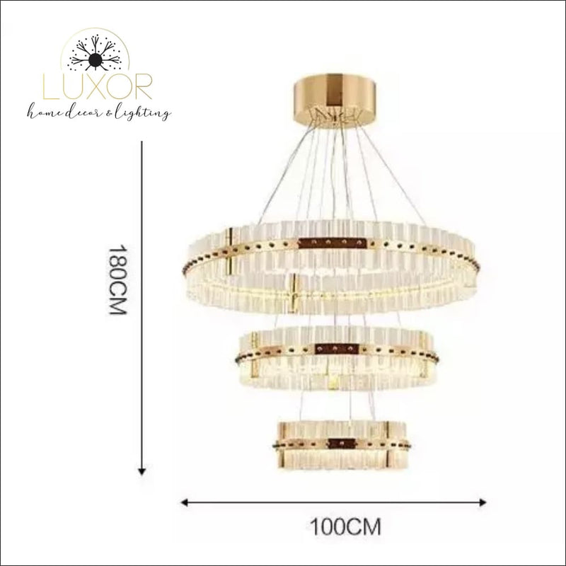 Chandelier Tiara Modern Crystal Chandelier - Luxor Home Decor & Lighting