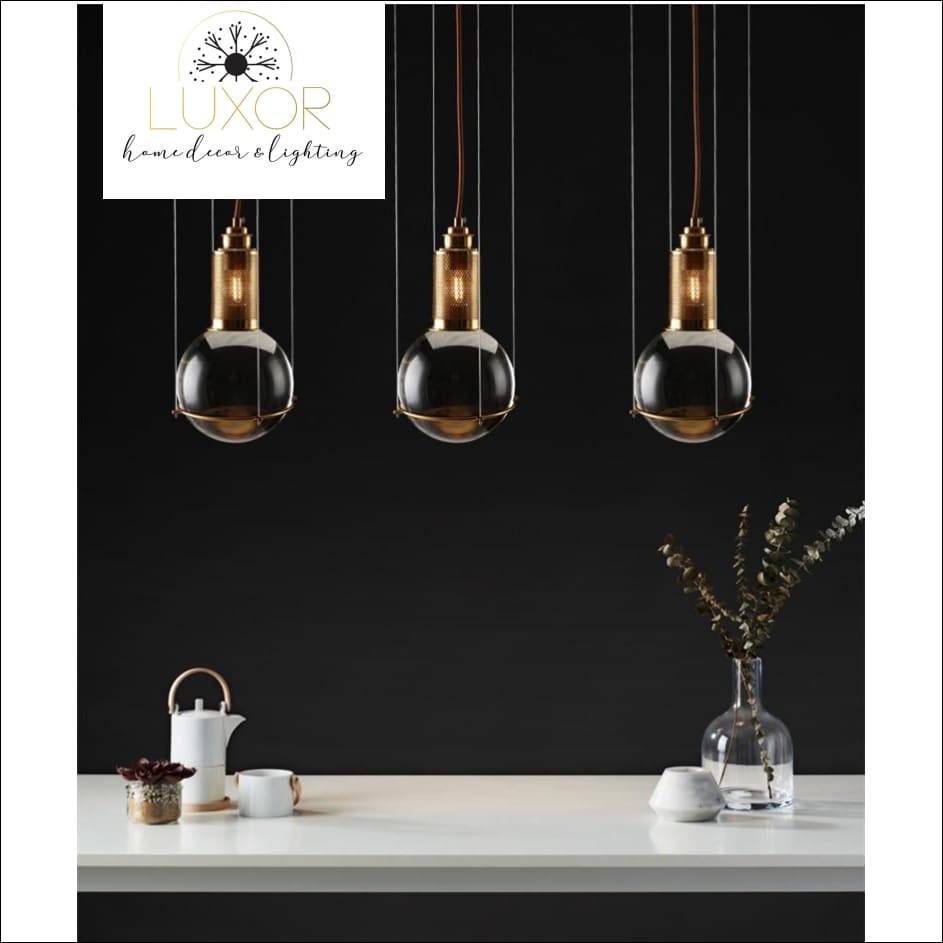 pendant lighting Transitional Post Modern Glass Pendant - Luxor Home Decor & Lighting